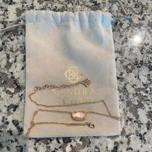 Kendra Scott necklace with pouch